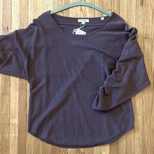 Max Studio London Brown Sweater Top